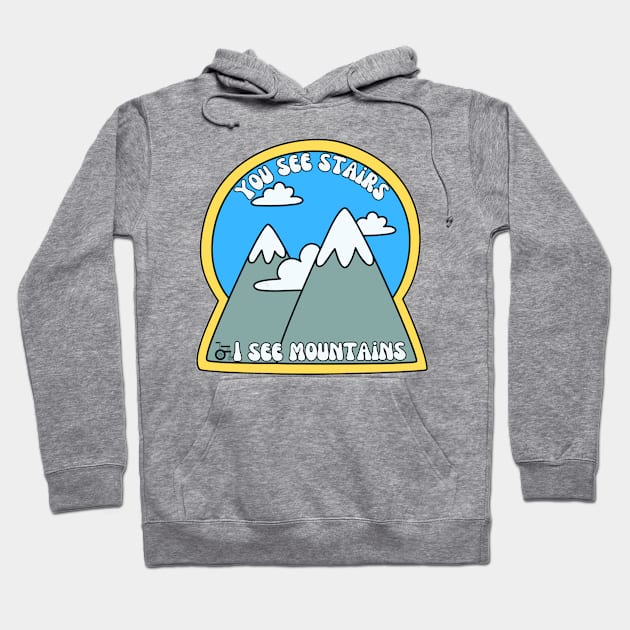 Stairs or Mountains Hoodie by Kary Pearson